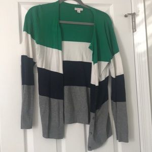 Color Block Cardigan